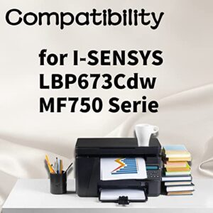 for Canon CRG069 Toner Cartridge Compatible Used for I-SENSYS LBP673Cdw MF750 Serie Printer Magenta