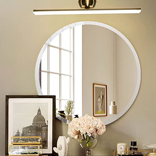 Classic 24 "x 24" Beveled Circular Mirror/Frameless Bathroom Mirror/1 "Beveled/Minimalist Style