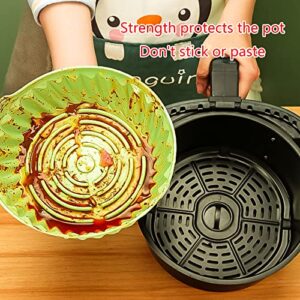 beertoy Air Fryer Reusable Pot Easy To Clean Oven Baking Tray Round Liners with Gloves Kitchen Air Fryer Accessory air fryer pot reusable fryer liners air fryer liners round air for