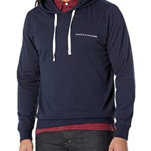 Tommy Hilfiger Men's Modern Essentials Long Sleeve Hoodie, Dark Navy