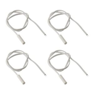 wr55x10025 refrigerator temperature sensor replacement compatible with top brand replaces with ap3185407,ps304103,wr50x10027, bss25gfpeww, bss25gfphcc 4-pack