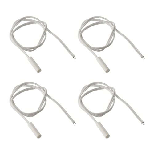 WR55X10025 Refrigerator Temperature Sensor Replacement Compatible with Top Brand Replaces with AP3185407,PS304103,WR50X10027, BSS25GFPEWW, BSS25GFPHCC 4-Pack