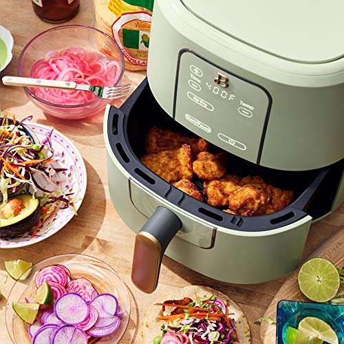 6 Quart Touchscreen Air Fryer, Sage Green by Drew Barrymore