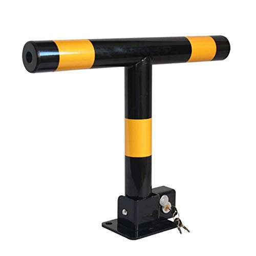 SEFAX Parking Barrier, Parking Space Lock, Ground Lock, Mobile Column Lock, Warning Column, Road Block, Thickened Collision Avoidance Parking Space Yellow Warning Stripes