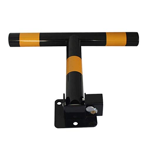 SEFAX Parking Barrier, Parking Space Lock, Ground Lock, Mobile Column Lock, Warning Column, Road Block, Thickened Collision Avoidance Parking Space Yellow Warning Stripes