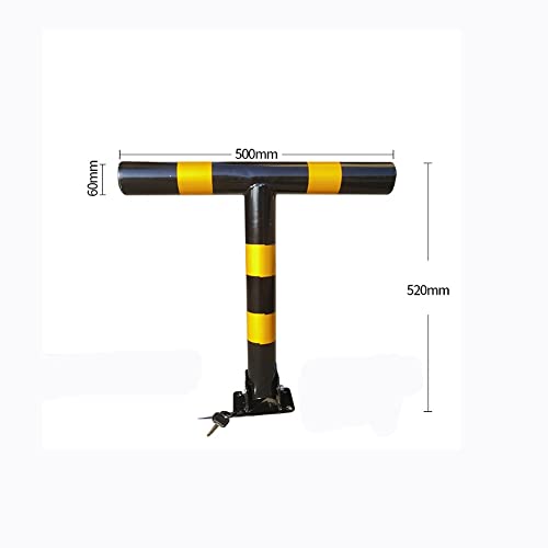 SEFAX Parking Barrier, Parking Space Lock, Ground Lock, Mobile Column Lock, Warning Column, Road Block, Thickened Collision Avoidance Parking Space Yellow Warning Stripes