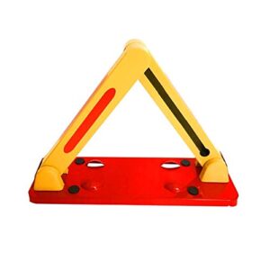 sefax parking space lock, parking barrier, manual parking blocker and space saver parking space lock thickened triangle parking lock