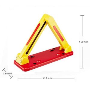 SEFAX Parking Space Lock, Parking Barrier, Manual Parking Blocker and Space Saver Parking Space Lock Thickened Triangle Parking Lock