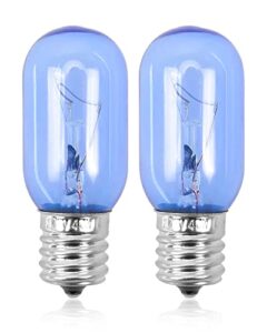2 pcs refrigerator light bulb fit for frigidaire kenmore electrolux gibson crosley kelvinator kenmore elite pro etc replace 297048600 241552802 ah976993 ea976993 ap3770086 1056577, 110v-130v t8 40w