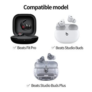 diofit │ Beats Studio Buds Eartips/Beats Fit Pro Eartips/Beats Studio Buds + Eartips Compatible for Beats (Silicone Black)