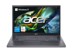 acer aspire 5 17 slim laptop | 17.3" fhd (1920 x 1080) ips | intel core i5-1335u | intel iris xe graphics | 8gb lpddr5 | 512gb gen 4 ssd | wi-fi 6e | usb4/thunderbolt 4 | backlit kb | a517-58m-59s6