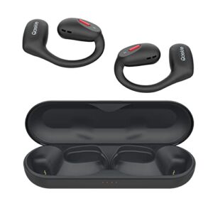 qaekie open ear headphones - bluetooth 5.3 wireless headphones with mic for iphone & android, open ear wireless earbuds immersive superior sound, 40hrs playtime waterproof sport earbuds for running