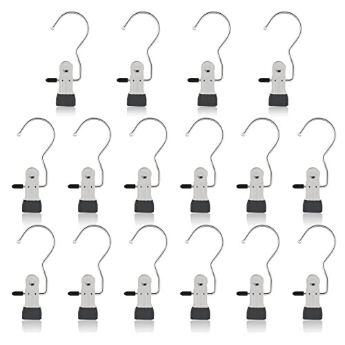 Boot Hangers, 16 PCS Hanging Clips, Premium Clothes Pins, Boot Hanger, Clip Hangers, Boot Hangers for Closet, Laundry Clips, Boot Hangers for Tall Boots, Laundry Hooks, Boot Clips for Hanging