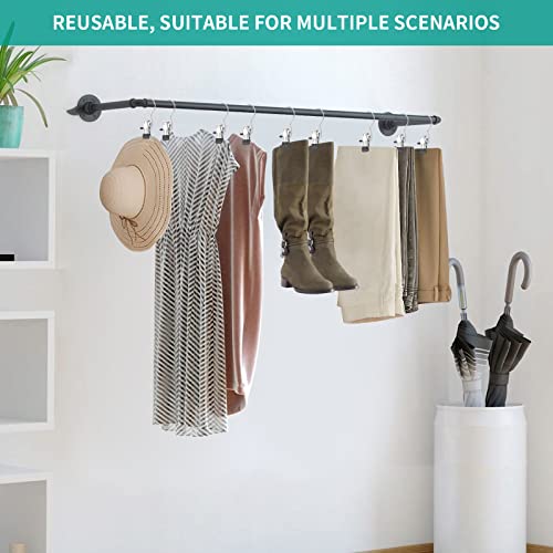 Boot Hangers, 16 PCS Hanging Clips, Premium Clothes Pins, Boot Hanger, Clip Hangers, Boot Hangers for Closet, Laundry Clips, Boot Hangers for Tall Boots, Laundry Hooks, Boot Clips for Hanging