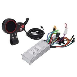 Alomejor Electric Bike Scooter Controller with Round Colorful Thumb Throttle LH100 LCD Panel for 500W Motors 48V 60V