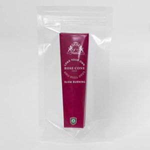 New Packaging! 3-Pack l Organic Rose Petal Cones l With Two-Way Humidifier l Natural Rosebud Cones