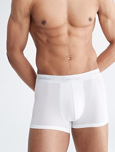 Calvin Klein Men's This is Love Pride Colorblock Cotton Underwear, White W/Persian RED, XL