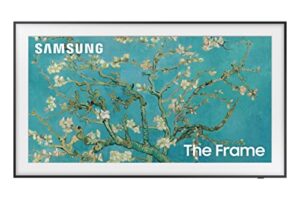 samsung 32-inch class qled the frame ls03c series, quantum hdr, art mode, anti-reflection matte display, slim fit wall mount included, smart tv w/alexa built-in (qn32ls03cb, latest model)