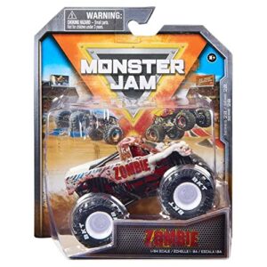 monster jam 2023 spin master 1:64 diecast truck series 28 arena favorites zombie