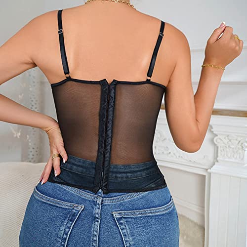 Women's Lingerie Sexy, Sexy Robes For Women Cosplay Dress Lengerie Set Women's Fishbone Underwire Wrapped Chest Breasted Backless Small Vest Suspender Nightgowns Outfits Baby Doll (XS, Black)