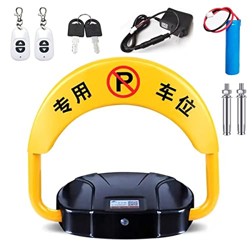 GOYUWEN Remote Control Parking LockCarport Auto Space Stall Barrier Private Car Parking Latch Space Lock Car Park (Remote Parking Lock)