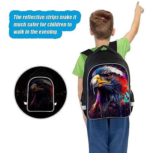 ZRENTAO Kids Backpack for Elementary Lightweight Bookbags (L) 12.2" x (W) 6.7" x (H) 17.3" Cute Schoolbags for Student