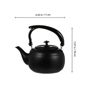 Ipetboom Tea Kettle Stove Top Teapot 1L Stainless Steel Tea Kettle Camping Kettle Camp Teapot Coffee Pot Water Boiling Kettle Teapot with Removable Infuser for Kitchen