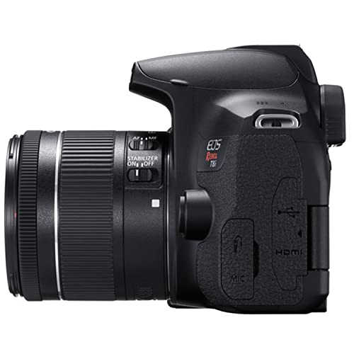 Canon EOS Rebel T8i DSLR Camera w/EF-S 18-55mm F/4-5.6 Zoom is STM+ 75-300mm F/4-5.6 III+ EF 50mm f/1.8 STM Lenses+ 420-800mm f/8.3 Lens for T Mount+2X 64GB Memory+Hood+Case+Filters+More (35pc Bundle)