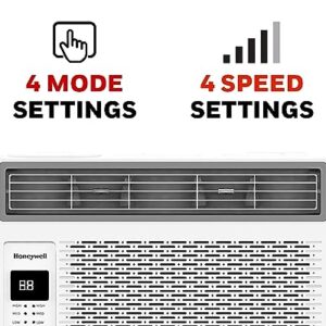 Honeywell 6,000 BTU Digital Window Air Conditioner, Remote, 4 Modes, Eco, 250 sq ft Coverage