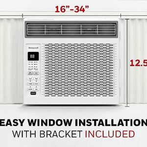 Honeywell 6,000 BTU Digital Window Air Conditioner, Remote, 4 Modes, Eco, 250 sq ft Coverage