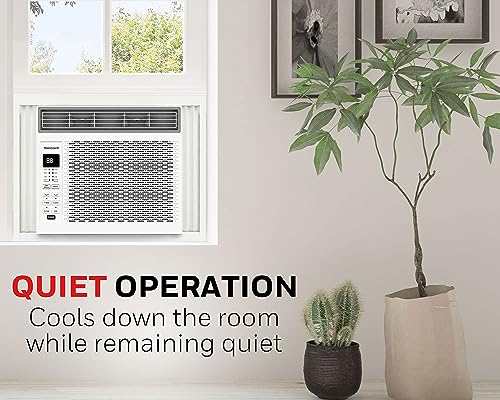 Honeywell 6,000 BTU Digital Window Air Conditioner, Remote, 4 Modes, Eco, 250 sq ft Coverage