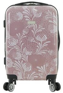 travelers club bella caronia deluxe luggage & travel set, selva, 20" carry-on
