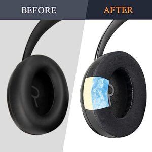 SOULWIT Cooling Gel Replacement Earpads for Bose 700 (NC700) Wireless Headphones, Ear Pads Cushions with Softer Leather, High-Density Noise Cancelling Foam, Added Thickness - Black
