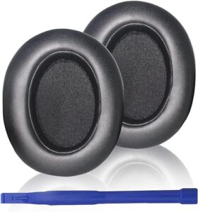 wh-xb910n replacement earpads ear cushions with net and buckle,noise canceling headset cover earmuff repair parts for sony wh-xb910n over-ear wired&wireless headphone(black)