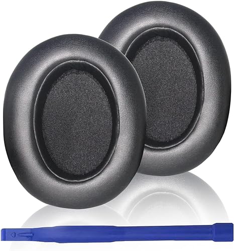 WH-XB910N Replacement Earpads Ear Cushions with Net and Buckle,Noise Canceling Headset Cover Earmuff Repair Parts for Sony WH-XB910N Over-Ear Wired&Wireless Headphone(Black)