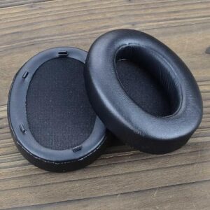 WH-XB910N Replacement Earpads Ear Cushions with Net and Buckle,Noise Canceling Headset Cover Earmuff Repair Parts for Sony WH-XB910N Over-Ear Wired&Wireless Headphone(Black)