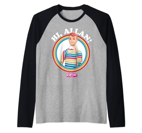 Barbie The Movie - Hi Allan Raglan Baseball Tee