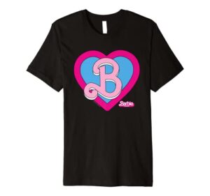 barbie the movie - heart crest premium t-shirt