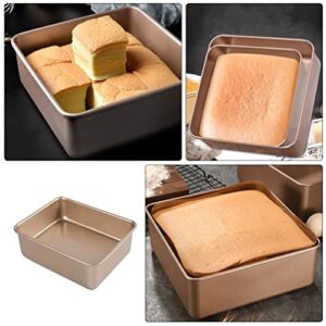 Kichvoe 8x8 Baking Pan Baking Pans Baking Pans s Stainless Steel Square Baking Pan Non Stick Loaf Pan Meatloaf Baking Pan Bread Loaf Pan for Kitchen Bakeware Baking Pans s s