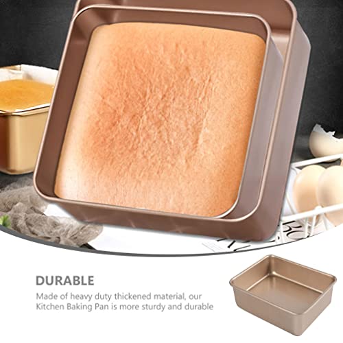 Kichvoe 8x8 Baking Pan Baking Pans Baking Pans s Stainless Steel Square Baking Pan Non Stick Loaf Pan Meatloaf Baking Pan Bread Loaf Pan for Kitchen Bakeware Baking Pans s s