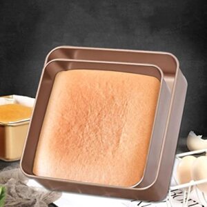 Kichvoe 8x8 Baking Pan Baking Pans Baking Pans s Stainless Steel Square Baking Pan Non Stick Loaf Pan Meatloaf Baking Pan Bread Loaf Pan for Kitchen Bakeware Baking Pans s s