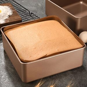 Kichvoe 8x8 Baking Pan Baking Pans Baking Pans s Stainless Steel Square Baking Pan Non Stick Loaf Pan Meatloaf Baking Pan Bread Loaf Pan for Kitchen Bakeware Baking Pans s s