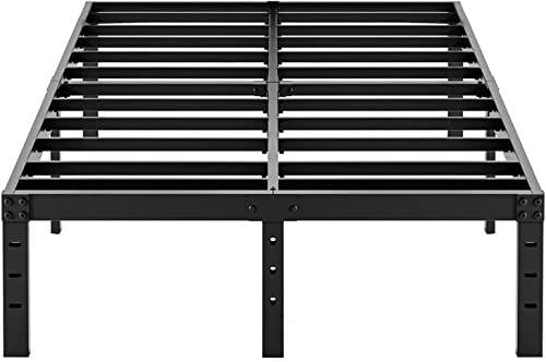 Artimorany California-King-Platform-Bed-Frame, 18 Inch Heavy Duty Metal Mattress-Foundation, No Box Spring Needed, Steel Slat Support 3500 lbs, Noise-Free, Easy Assembly, Black