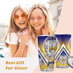 ATHAND Sigma Gamma Rho Sorority Idea Gift for Women Girls Friends,Sisterhood Greek 1922 Stainless Steel Vacuum Tumbler,Inspired 20 oz Insulated with Lid Paraphernalia Cup