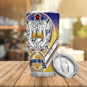 ATHAND Sigma Gamma Rho Sorority Idea Gift for Women Girls Friends,Sisterhood Greek 1922 Stainless Steel Vacuum Tumbler,Inspired 20 oz Insulated with Lid Paraphernalia Cup