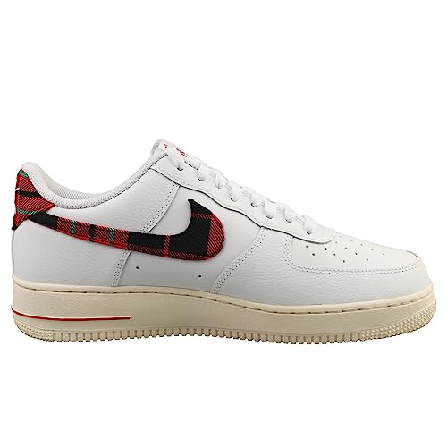 Nike Air Force 1 '07 3, Men's Basketball Shoes, White University Red, 7 US