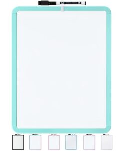 mr. pen- dry erase board, 14” x 11” with a black dry erase marker, mint green frame, small white board dry erase, dry erase board small dry erase board, small whiteboard