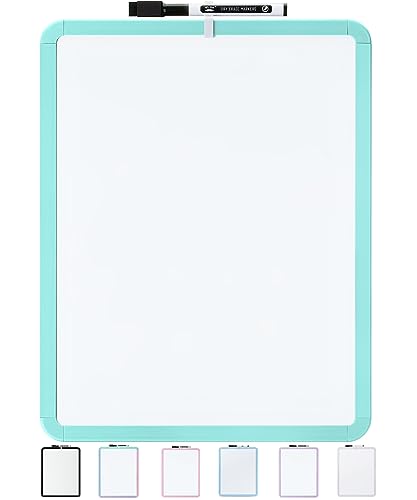 Mr. Pen- Dry Erase Board, 14” x 11” with a Black Dry Erase Marker, Mint Green Frame, Small White Board Dry Erase, Dry Erase Board Small Dry Erase Board, Small Whiteboard