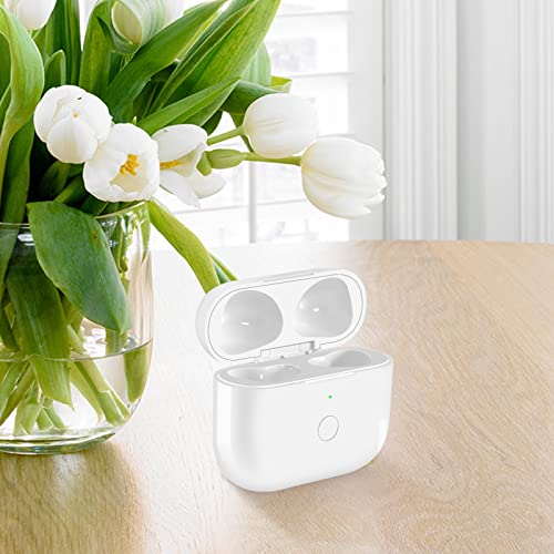 Vape Accessories Wireless Charging Case Replacement Compatible with AirPods 3rd Generation, Air Pods 3 Charger Case with Bluetooth Pairing Sync Button Without Earbuds, White