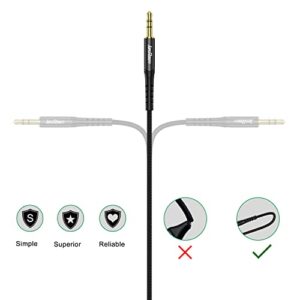 JasRoum 3.5mm Extension Cable, Headphone Extender Cord 6 FT Male to Female 3.5 mm Aux Headset Extension Audio Cables for Earphone iPhone iPad Smartphone Tablets Media Players